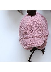 MILANCEL 2021 Winter Baby Hat Toddler Warm Caps Infant Girls Caps Teddy Fur Hats