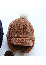 MILANCEL 2021 Winter Baby Hat Toddler Warm Caps Infant Girls Caps Teddy Fur Hats