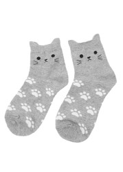 Cartoon cute cat kids socks candy color socks boys girl cotton sock wholesale children accessories newborn