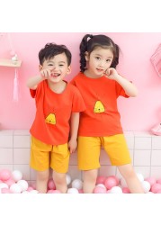 2022 Dinosaur Unicorn Panda Children's Clothing Summer Boys and Girls Clothes Teenagers Kids Suits Boys Sets Girls Outfits