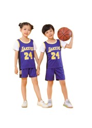 Baby boy basketball uniform outdoor sportswear 3-12 years old girls youth short suit summer children designer clothes set