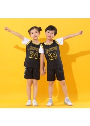 Baby boy basketball uniform outdoor sportswear 3-12 years old girls youth short suit summer children designer clothes set