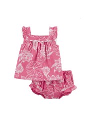 2pcs/set Summer Baby Girls Clothes 9M 12M 18M 24M 3T Infant Baby Sets Girls Outfits Boutique Toddler Girl Clothing Sets