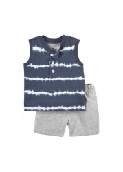 High Quality 100 Cotton Summer Baby Clothes Baby Boys Clothes Infant Newborn Baby Boys Clothes Sets Baby Clothes Suits