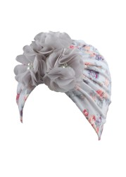 Baby Headband Spring Flower Baby Girls Hat for Newborn Soft Cotton Boys Girls Turban Hat Infant Baby Hat Head Wraps