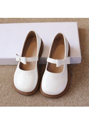 Student Girls Leather Shoes College Style Kids Mary Jane Shoes Children Girls Party Cosplay Loafers Casual School Girl Shoes