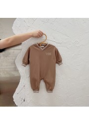 BOBOTCNUNU 2022 New Fashion Spring Boys Girls Candy Color Long Sleeve Jumpsuit