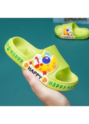 Children's slippers summer cartoon cute anti-skid soft bottom small children's room bath boys and girls home baby cold slippers