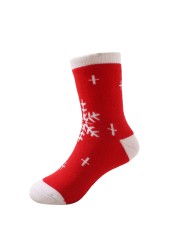 1 Pair Spring Winter Autumn Baby Girls Boys Kids Socks Children Striped Terry Snowflake Elk Santa Claus Christmas Bear