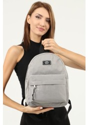 Black 2-compartment backpack