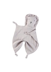Baby Soother Appease Towel Bib Soft Animal Cats Doll Teether Infant Comfort Sleeping Nursing Cuddling Blanket Toys Shower