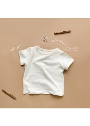 YG Newborn Boys and Girls Work Clothes Baby Leggings Spring Autumn Summer Baby Solid Belt Pants 0-2 Years Old Baby Pants