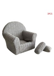 3pcs/set Newborn Baby Posing Mini Sofa Arm Chair Pillows Infant Photography Props Photo Accessories