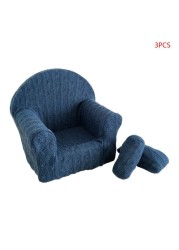 3pcs/set Newborn Baby Posing Mini Sofa Arm Chair Pillows Infant Photography Props Photo Accessories