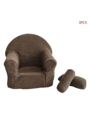 3pcs/set Newborn Baby Posing Mini Sofa Arm Chair Pillows Infant Photography Props Photo Accessories