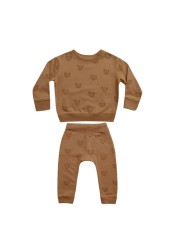 New Autumn Winter New Born Boys Pajamas Suit Sweatshirt + Pants 2pcs/set Infant Cotton Clothes for Baby Girls Boys