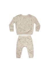 New Autumn Winter New Born Boys Pajamas Suit Sweatshirt + Pants 2pcs/set Infant Cotton Clothes for Baby Girls Boys