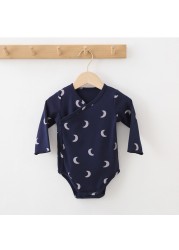 Newborn Baby Boys Girls Romper Cute Print Cotton Long Sleeve Newborn Rompers Fashion Baby Clothes for 0-2years