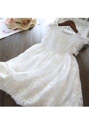 Spring and summer girls lace dress adorable cute baby dress