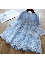 Spring and summer girls lace dress adorable cute baby dress