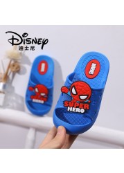 Disney Summer New Frozen Princess Slippers Non-slip Home Indoor Boys Mickey Mouse Cute Princess Off-Beach Shoes