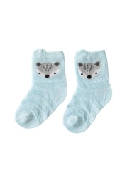 1 Pairs Infant Thin Mesh Sock Cute Cartoon Newborn Baby Socks Short Tube Boys Girls Baby Socks Floor Socks Kids Sock