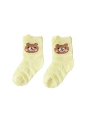 1 Pairs Infant Thin Mesh Sock Cute Cartoon Newborn Baby Socks Short Tube Boys Girls Baby Socks Floor Socks Kids Sock