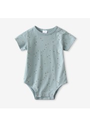 Infant Baby Boy Girl Romper Spring Summer Newborn Button Printed Jumpsuit Casual Long Sleeve Baby Boy Outfits Clothes Autumn