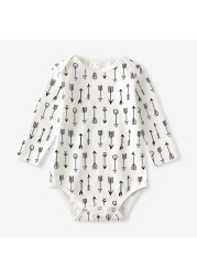 Newborn Cotton Romper Autumn Winter Clothes For 0-2 Years Baby Girls Jumpsuit