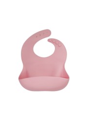 Waterproof Baby Bibs Silicone Baby Feeding Bibs Children Kitchen Apron with Pocket Infant Saliva Towel Adjustable Girl Boy Burp Clothes