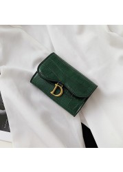 Small Wallets Fashion Brand Leather Wallet Women Ladies Card Bag For Women Clutch Women Female Purse Money Clip Purse Card Holder