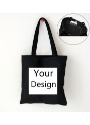 Custom Carrying Bag Shop Your Images Here Print Original Design White Fashion Canvas Travel Bags