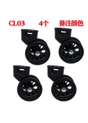 Suitcase Luggage Replacement Accessories Removable Universal Wheels Plug-in Detachable Wheel Pulley Repair Parts