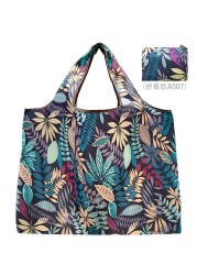 Reusable Oxford Shopping Bag Large Size Foldable Tote Bag Washable Cloth Eco Friendly Grocery Bags