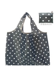 Reusable Oxford Shopping Bag Large Size Foldable Tote Bag Washable Cloth Eco Friendly Grocery Bags