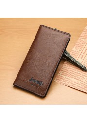 Clutch men male wallet luxury brand ID holder wallet for men cover on phone passport bag coin purse card card holder