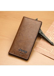 Clutch men male wallet luxury brand ID holder wallet for men cover on phone passport bag coin purse card card holder