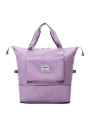 Large Capacity Foldable Travel Bags Tag for Waterproof Bags Handbag Travel Duffle Bag Sport Yoga Storage Shoulder Bag Unisex