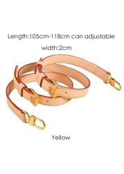 Genuine Leather Bag Strap High Quality Shoulder Strap Bag Accessories Narrow Bag Strap Hot Fashion Shoulder Bag Parts