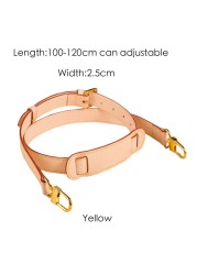 Genuine Leather Bag Strap High Quality Shoulder Strap Bag Accessories Narrow Bag Strap Hot Fashion Shoulder Bag Parts