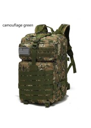 50L 1000D Nylon Waterproof Trekking Hunting Hunting Backpack Outdoor Military Backpack Tactical Sports Camping Hiking