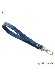 Wrist Bag Strap Handle Fashion PU Leather Women Girls Purse Strap Bag Small Bag Strap Solid Color Replacement Purse Strap