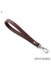 Wrist Bag Strap Handle Fashion PU Leather Women Girls Purse Strap Bag Small Bag Strap Solid Color Replacement Purse Strap