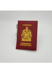 Canada Passport Holder Protector Wallet Business Card Soft Canadian Passport Cover Wallet Business ID Card Passport Holder