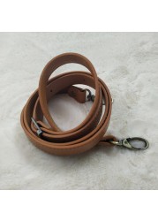 High Quality Leather Bag Strap Adjustable Chic Long Belt Detachable Handle Replacement Metal Buckle Crossbody Bag Accessories