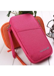 Waterproof Women Wallets Multifunction Men Travel Card Bags Passport Holders Commercial Bank Cover Dustproof Card Holder