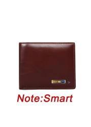 SmartLB Smart Fashion Wallet GPS Bluetooth Tracker Gift for Father's Day Slim Credit Card Holder Inscription