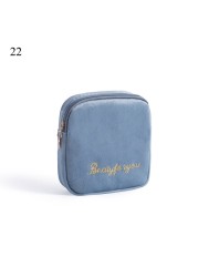 Women Multifunctional Travel Cosmetic Bag Zipper Makeup Bags Cosmetic Organizer Durable Storage Color Makeup Case Toiletry Kit