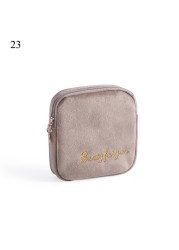 Women Multifunctional Travel Cosmetic Bag Zipper Makeup Bags Cosmetic Organizer Durable Storage Color Makeup Case Toiletry Kit