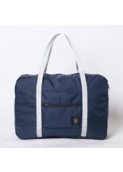 2021 new nylon foldable travel bags unisex large capacity luggage women bags waterproof men free shipping